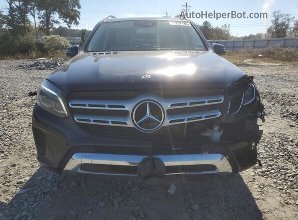 4JGDF6EE4JB144627 2018 MERCEDES-BENZ GLS Синий Вид спереди
