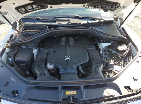 4JGDF6EE4KB232546 2019 MERCEDES-BENZ GLS White Vista del compartimento del motor