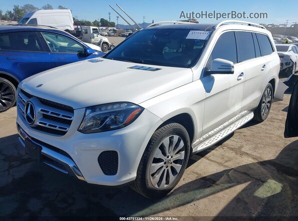 4JGDF6EE6KB239675 2019 MERCEDES-BENZ GLS 450 White Передня ліва чверть