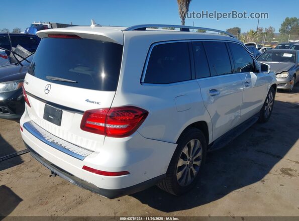 4JGDF6EE6KB239675 2019 MERCEDES-BENZ GLS 450 White Задня права чверть