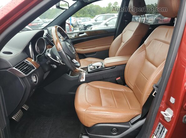 4JGDF6EE7HA776148 2017 MERCEDES-BENZ GLS Red Front interior view