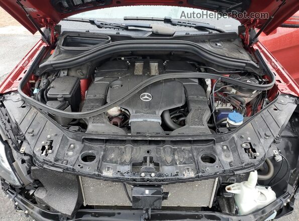 4JGDF6EE7HA776148 2017 MERCEDES-BENZ GLS Red Engine compartment view