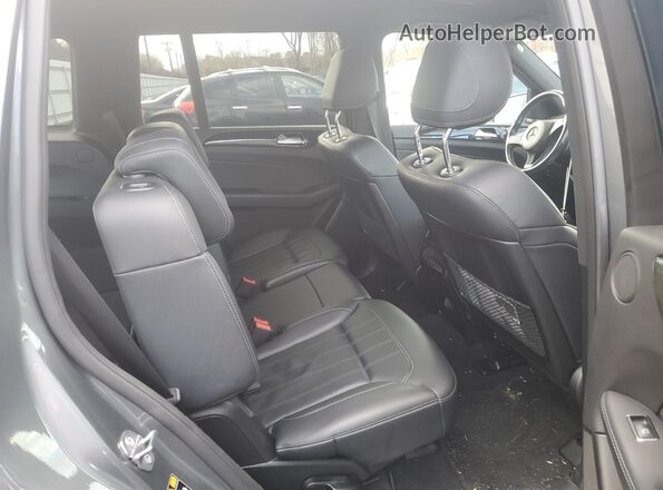 4JGDF6EE7KB232752 2019 MERCEDES-BENZ GLS Gray უკანა სავარძლების ხედი