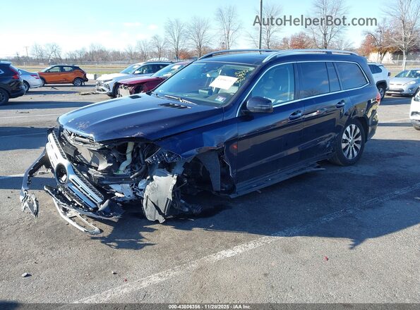 4JGDF6EE7KB237773 2019 MERCEDES-BENZ GLS 450 Blue წინა მარცხენა ხედი სამი მეოთხედიდან