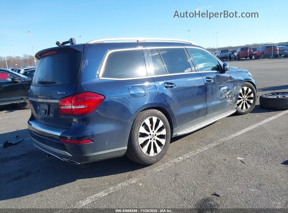 4JGDF6EE7KB237773 2019 MERCEDES-BENZ GLS 450 Blue უკანა მარჯვენა