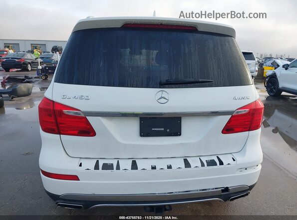 4JGDF6EE9GA627383 2016 MERCEDES-BENZ GL 450 White Вид спереду
