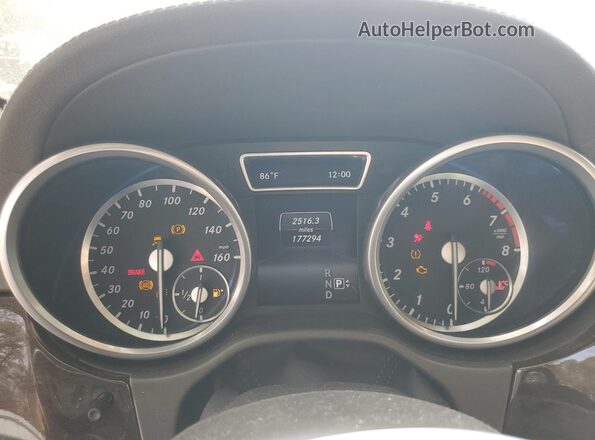 4JGDF6EE9GA694646 2016 MERCEDES-BENZ GL-CLASS White Instrument cluster view