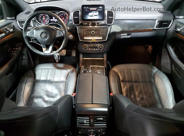 4JGDF6EE9HA869608 2017 MERCEDES-BENZ GLS Black Widok deski rozdzielczej
