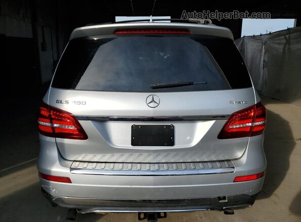4JGDF6EE9KB213961 2019 MERCEDES-BENZ GLS Silver Հետևի տեսք