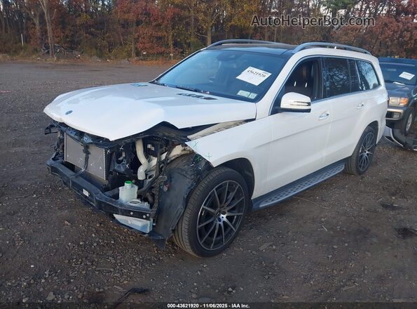 4JGDF6EEXKB236164 2019 MERCEDES-BENZ GLS 450 Белый Передняя левая четверть