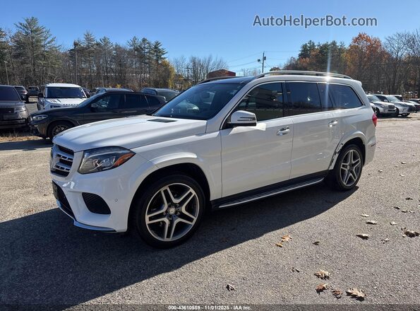 4JGDF7DE2HA874706 2017 MERCEDES-BENZ GLS 550 White Front left