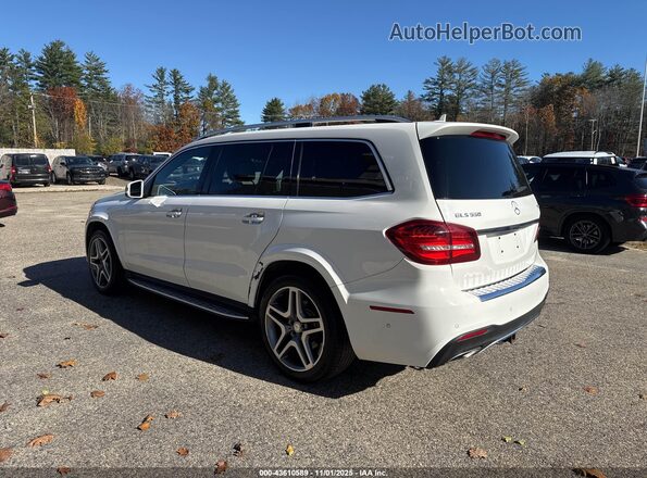 4JGDF7DE2HA874706 2017 MERCEDES-BENZ GLS 550 White Rear left