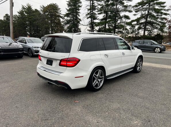 4JGDF7DE7JB046604 2018 MERCEDES-BENZ GLS Белый Передняя правая четверть