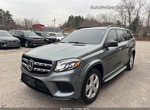 4JGDF7DE8HA829365 2017 MERCEDES-BENZ GLS 550 Gray Front left