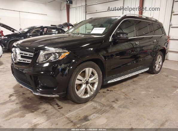 4JGDF7DEXJB094968 2018 MERCEDES-BENZ GLS 550 Черный Передняя левая четверть