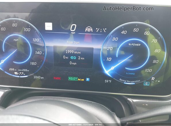 4JGDM2DB4PA013637 2023 MERCEDES-BENZ EQS 450+ SUV Черный Вид задних сидений