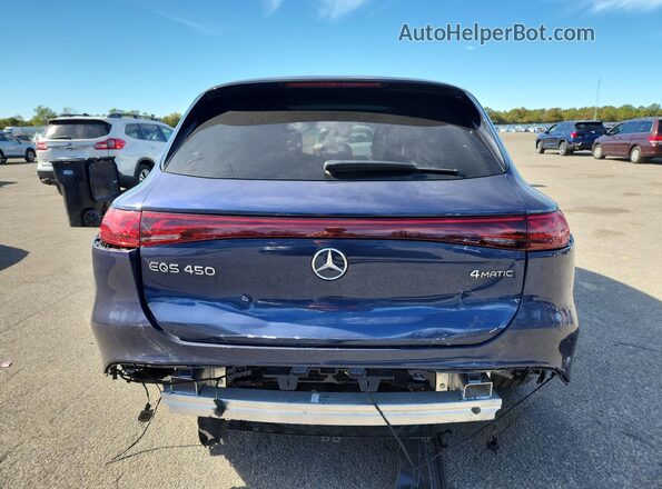 4JGDM2EB1PA029678 2023 MERCEDES-BENZ EQS Blue Հետևի տեսք