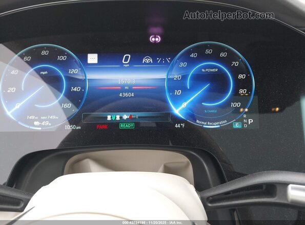 4JGDM4EB8PA008449 2023 MERCEDES-BENZ EQS 580 SUV White Հետևի նստատեղերի տեսք