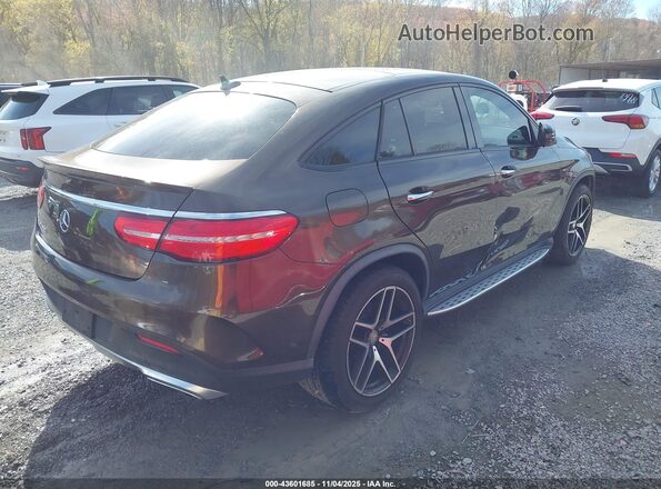 4JGED6EB0GA021180 2016 MERCEDES-BENZ GLE 450 AMG COUPE Brown Rear right