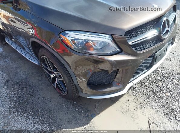 4JGED6EB0GA021180 2016 MERCEDES-BENZ GLE 450 AMG COUPE Brown Front view