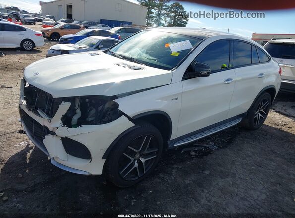 4JGED6EB0HA056254 2017 MERCEDES-BENZ AMG GLE 43 COUPE White Առջևի ձախ երեք քառորդ տեսարան