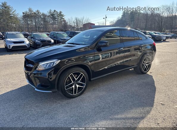 4JGED6EB1JA100199 2018 MERCEDES-BENZ AMG GLE 43 COUPE Черный Передняя левая четверть
