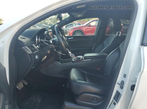 4JGED6EB1KA133804 2019 MERCEDES-BENZ GLE White წინა სალონის ხედი