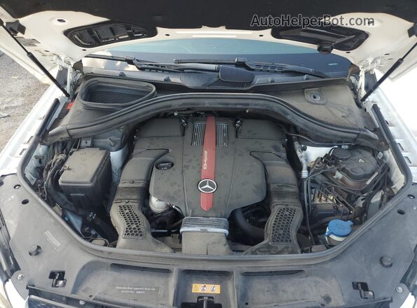 4JGED6EB1KA133804 2019 MERCEDES-BENZ GLE White ძრავის განყოფილების ხედი