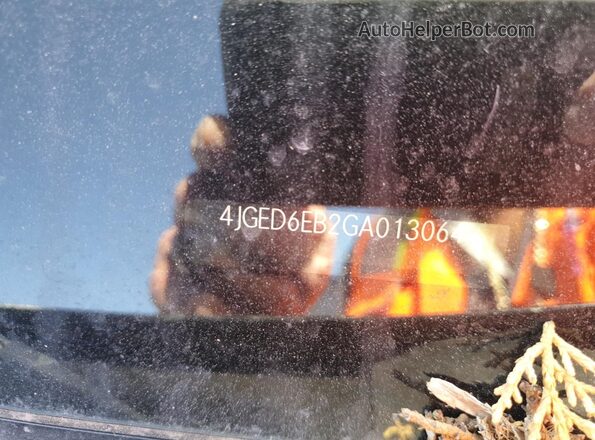 4JGED6EB2GA013064 2016 MERCEDES-BENZ GLE Black Vista de la etiqueta del VIN