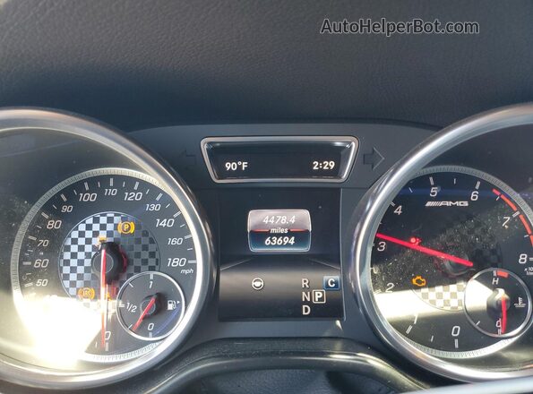 4JGED6EB3KA140219 2019 MERCEDES-BENZ GLE Black Instrument cluster view