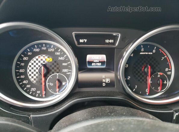 4JGED6EB4KA153593 2019 MERCEDES-BENZ GLE Black Widok zestawu wskaźników