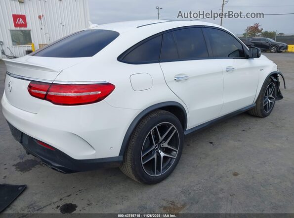 4JGED6EB6KA128615 2019 MERCEDES-BENZ AMG GLE 43 COUPE White Rear right