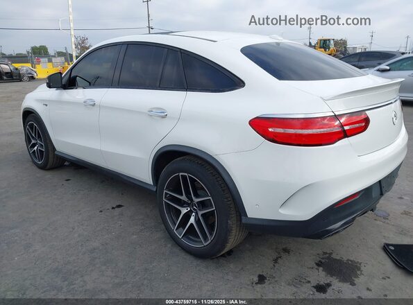4JGED6EB6KA128615 2019 MERCEDES-BENZ AMG GLE 43 COUPE White Rear left