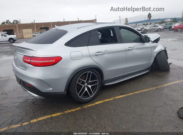 4JGED6EB8GA015580 2016 MERCEDES-BENZ GLE 450 AMG COUPE Silver Հետևի աջ