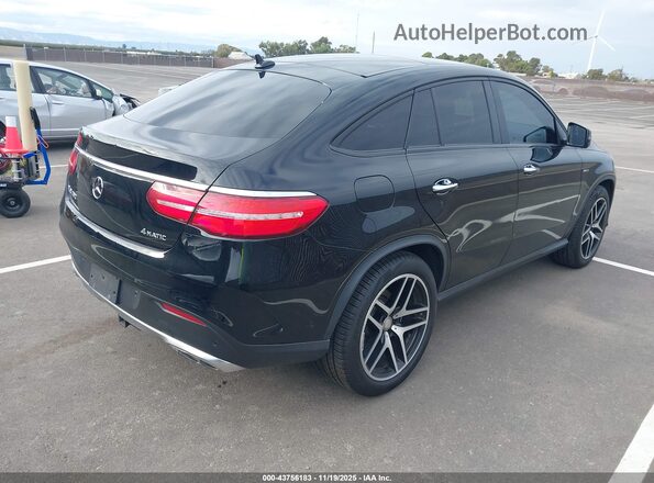 4JGED6EBXGA012891 2016 MERCEDES-BENZ GLE 450 AMG COUPE Black Trasero derecho