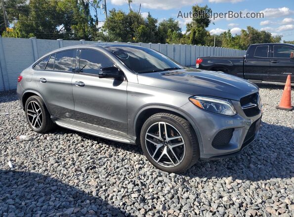 4JGED6EBXKA136720 2019 MERCEDES-BENZ GLE Серебряный Передняя правая четверть