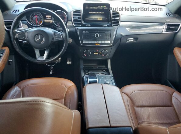 4JGED6EBXKA136720 2019 MERCEDES-BENZ GLE Серебряный Вид панели приборов