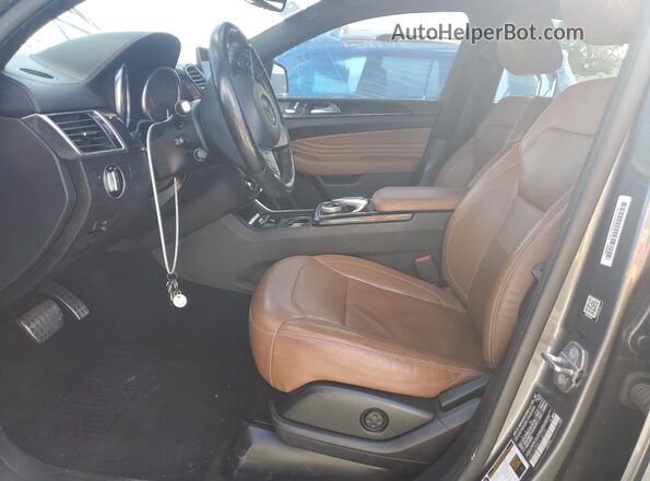 4JGED6EBXKA136720 2019 MERCEDES-BENZ GLE Серебряный Вид салона спереди