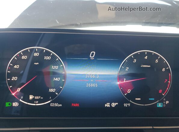 4JGFB4FBXRB047974 2024 MERCEDES-BENZ GLE White Սարքավորումների վահանակի տեսք