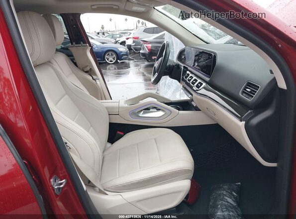 4JGFB4JB1MA484655 2021 MERCEDES-BENZ GLE 350 Red Vista interior delantera
