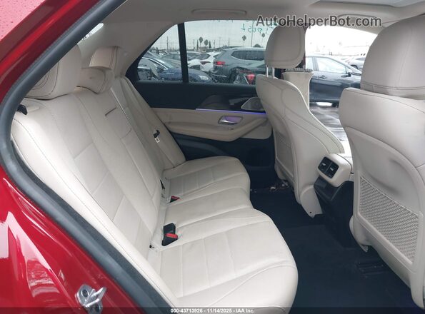 4JGFB4JB1MA484655 2021 MERCEDES-BENZ GLE 350 Red Vista de la etiqueta del VIN
