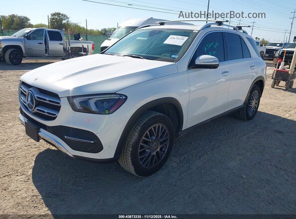 4JGFB4JB3MA542880 2021 MERCEDES-BENZ GLE 350 White Առջևի ձախ երեք քառորդ տեսարան
