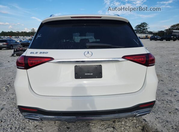 4JGFB4JB4MA401087 2021 MERCEDES-BENZ GLE White Rear view