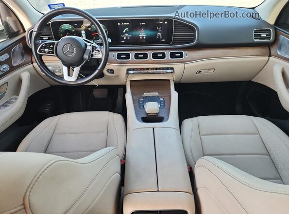4JGFB4JB4MA401087 2021 MERCEDES-BENZ GLE White Dashboard view