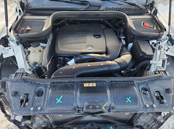 4JGFB4JB4MA401087 2021 MERCEDES-BENZ GLE White Engine compartment view
