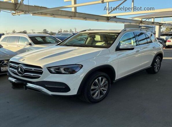 4JGFB4JB5MA458009 2021 MERCEDES-BENZ GLE Белый Задняя левая четверть