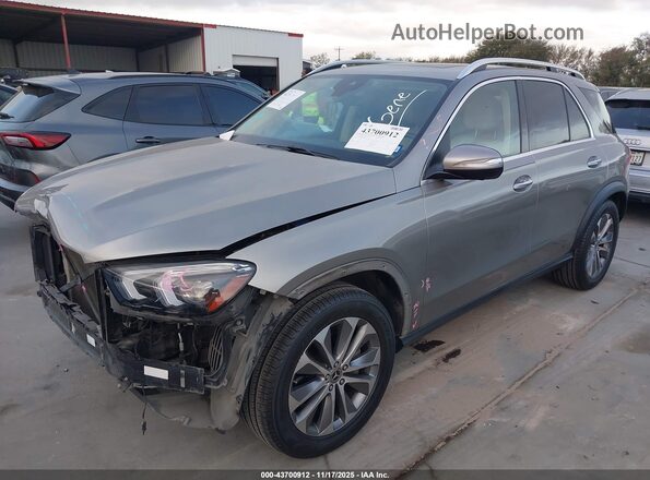 4JGFB4JB6MA482805 2021 MERCEDES-BENZ GLE 350 Beige წინა მარცხენა ხედი სამი მეოთხედიდან