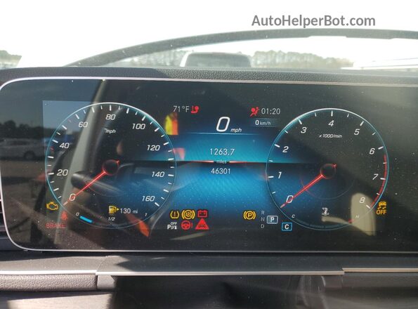 4JGFB4JB8MA389817 2021 MERCEDES-BENZ GLE White Instrument cluster view