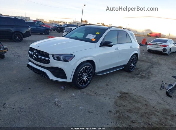 4JGFB4JB9NA803947 2022 MERCEDES-BENZ GLE 350 White წინა მარცხენა ხედი სამი მეოთხედიდან