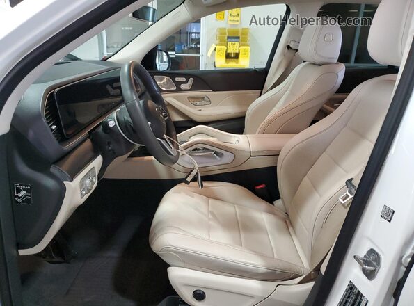 4JGFB4KB1LA079604 2020 MERCEDES-BENZ GLE Белый Вид салона спереди